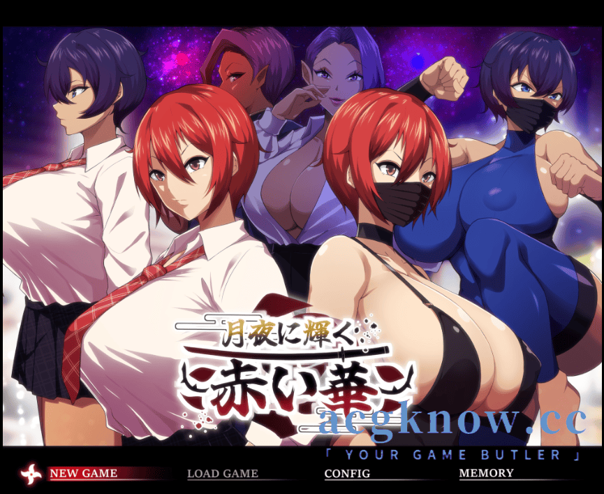 [PC+安卓] [日系RPG/汉化/动态] 在月夜中闪耀的红花 汉化版 [2.1G]-acgknow
